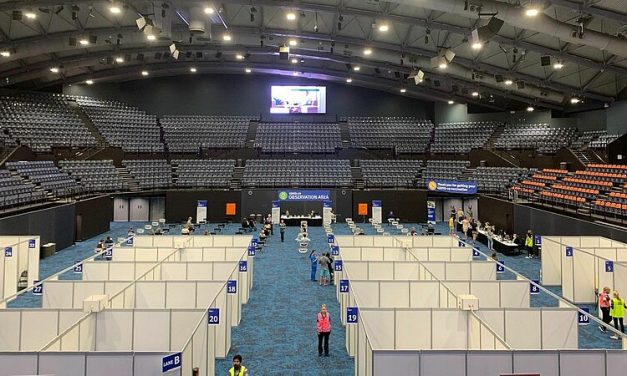 Cairns Convention Centre is now a Vaxination Hub on weekends; photo credit: Cairns Convention Centre