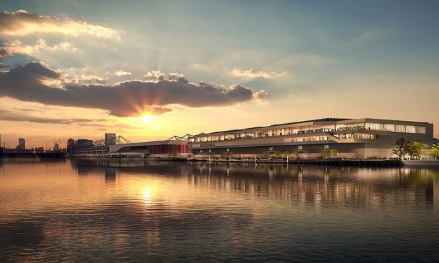 ExCeL London expansion, Royal Docks view; photo: ExCeL London