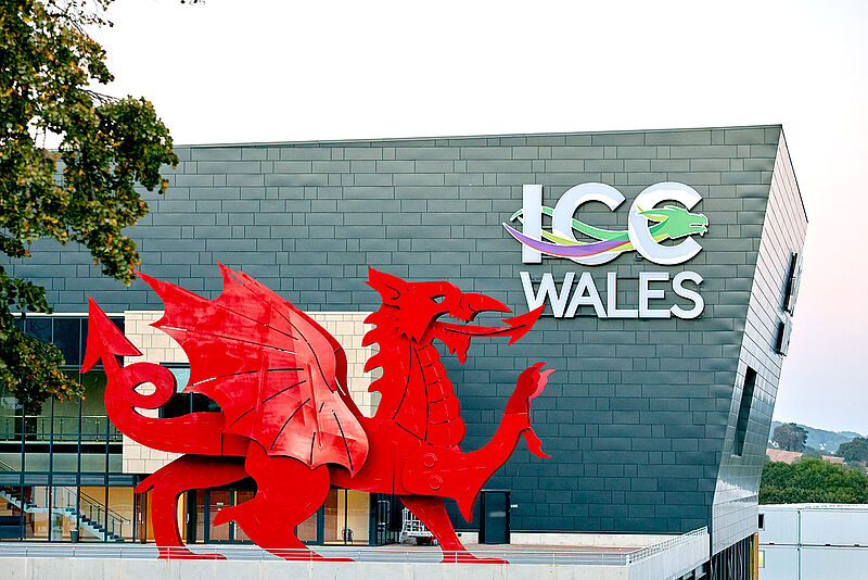 The 5,000-capacity convention centre opened in 2019. Photo: ICC Wales