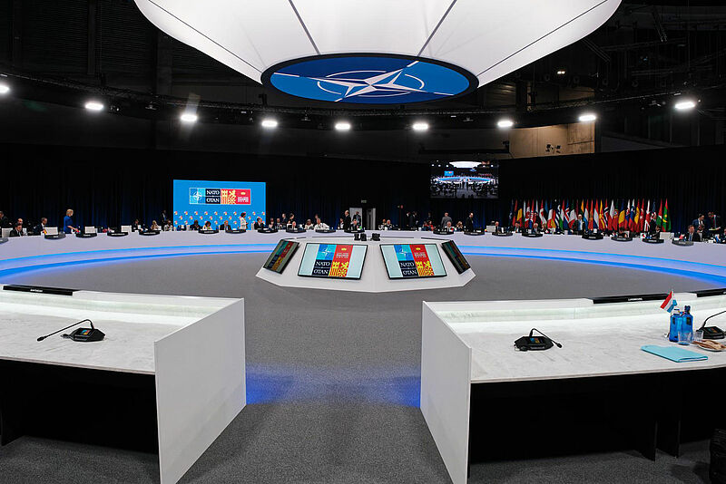 The NATO summit was held in an area of 50,000 square meters in Halls 12, 14 and 14.1 of the IFEMA MADRID Recinto Ferial