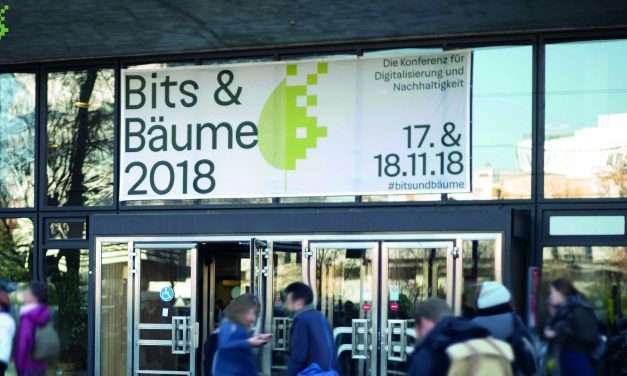 The movement of digitization and sustainability originated at the conference “Bits&Bäume” 2018 in Berlin

Photo: Santiago Engelhardt