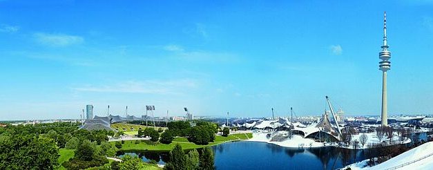 Münchens Olympiapark, Panorama Sommer und Winter; Foto: Olympiapark München