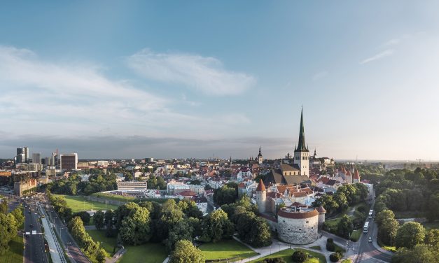 Tallinn areal view; photo credit: Estonian Convention Bureau