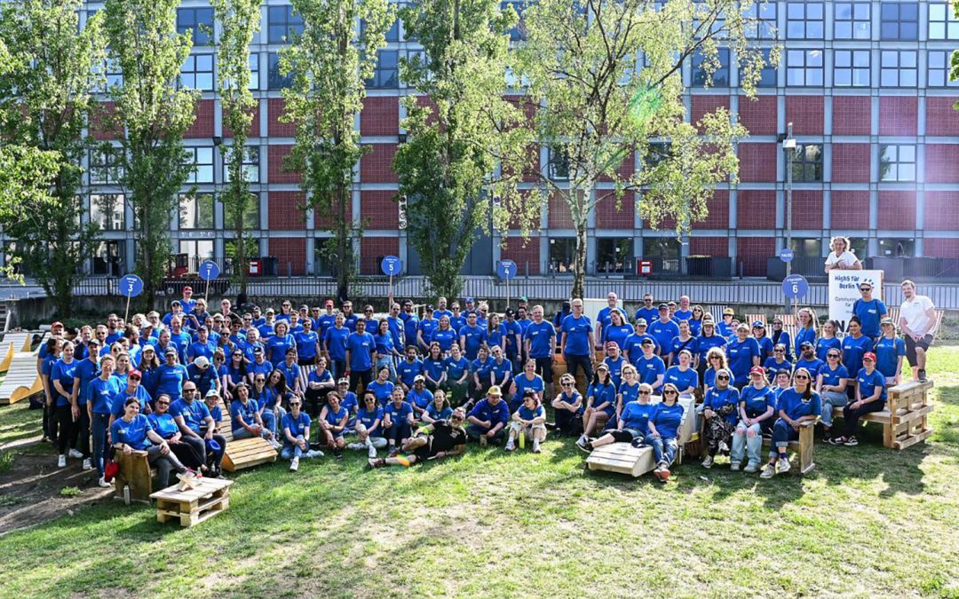 Social Day: Messe Berlin schafft grüne Oase für Geflüchtete
