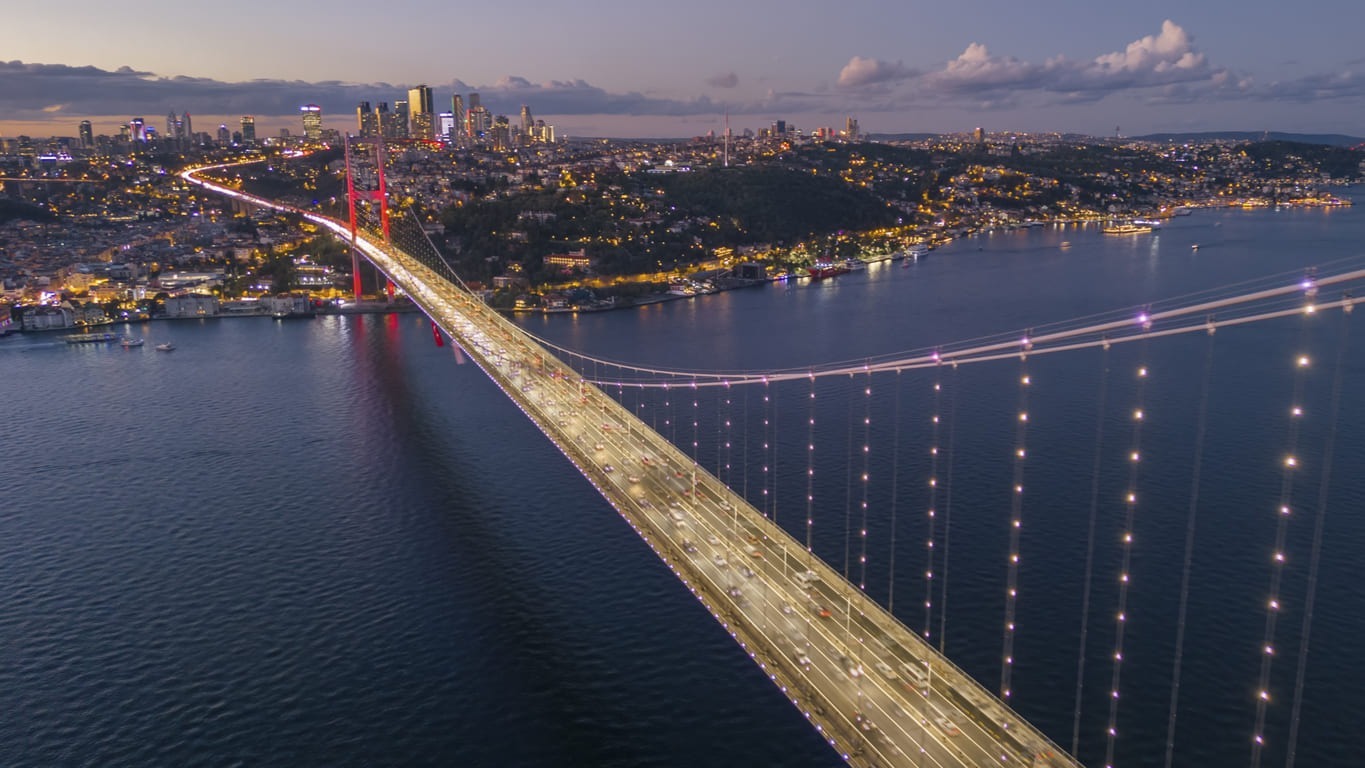 Brücke und Skyline Istanbul