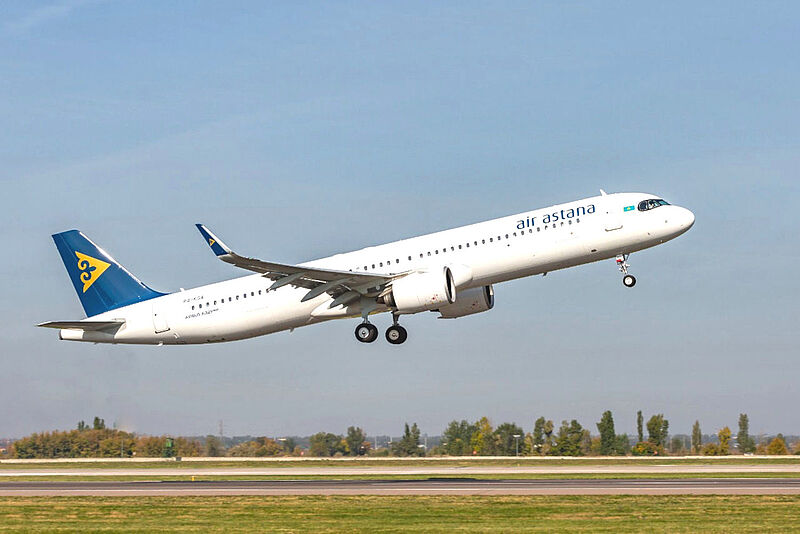 Flugzeug Air Astana