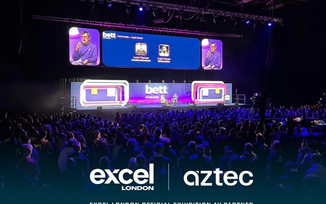 Aztec Event Services Official Exhibition AV Partner for Excel London