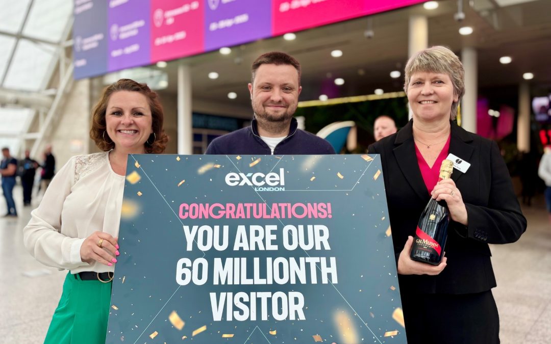 Excel London welcomes 60 millionth visitor