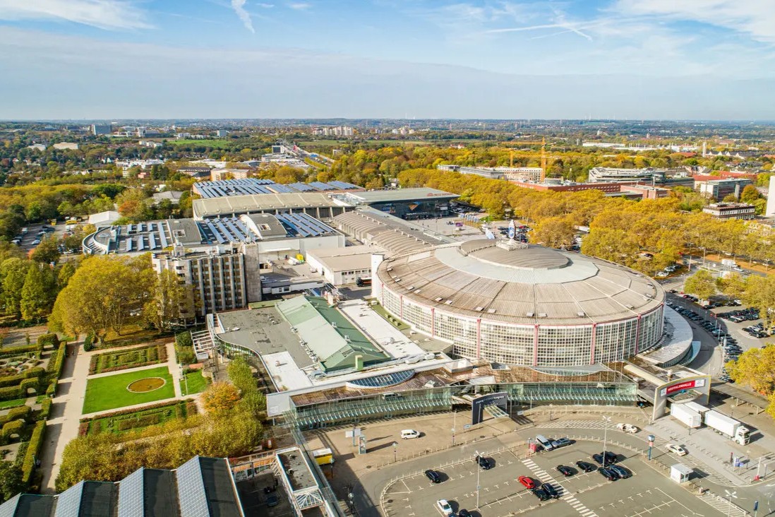 Luftbildaufnahme Westfalenhalle
