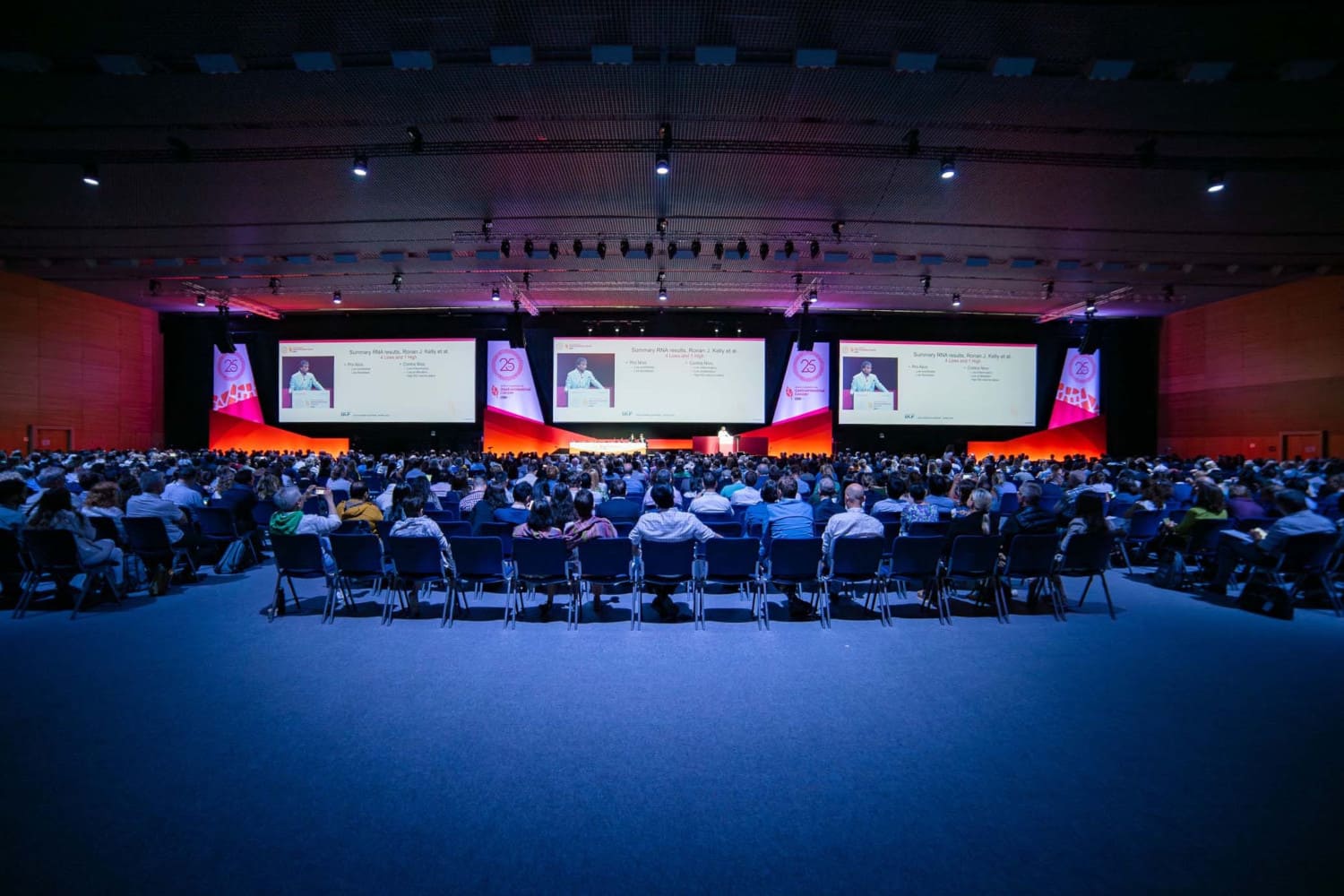 Hall with stage and audience