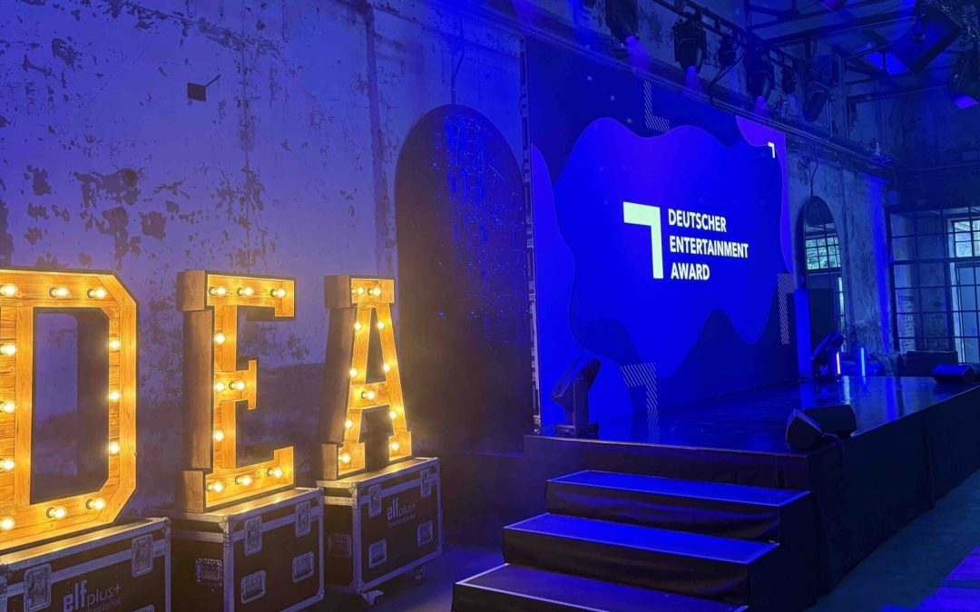 elfplus+ übernimmt Technik für Deutschen Entertainment Award