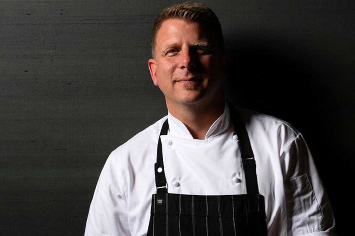 Picture Andreas Gober in professional cooking attire
