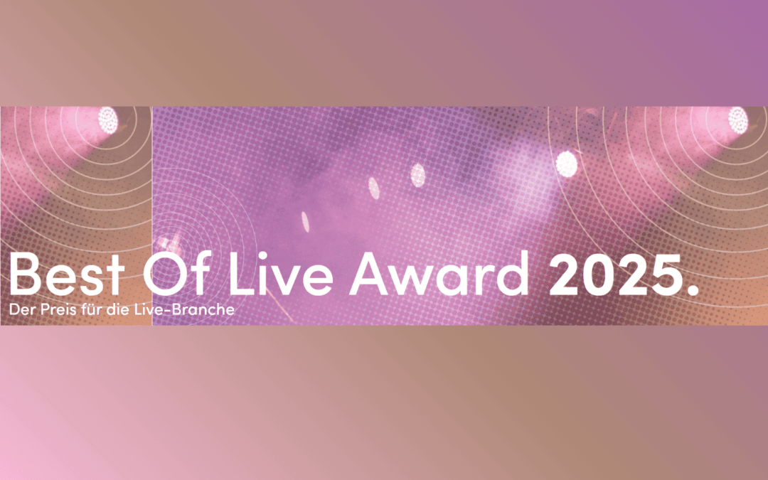 BOLA 2025: Startschuss für den neuen Preis der Live-Branche